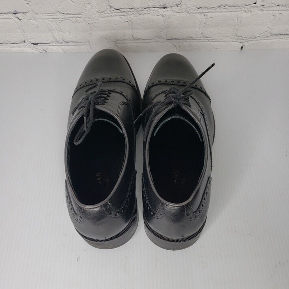 Cole Haan Men's Hamilton Grand Cap Toe Oxford Black C23756 Sz 9.5M - Picture 5 of 9
